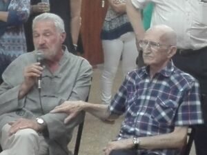 Simon y Carlos Gamarnik, su hermano.